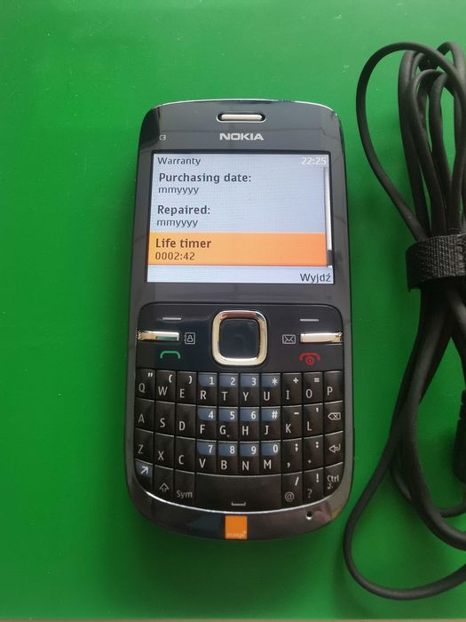Nokia C3 jak nowa z Orange life timer tylko 2h42min