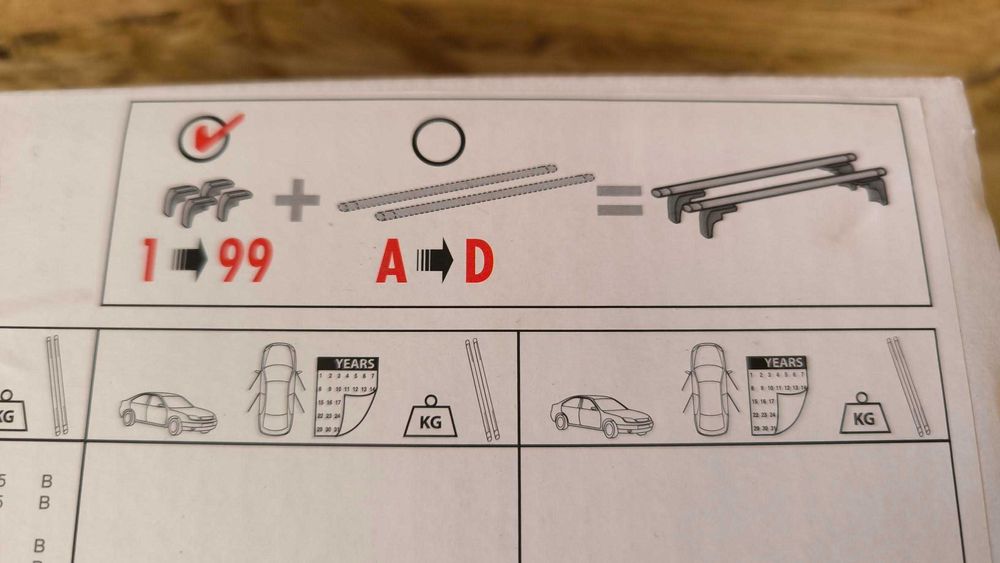 KIT Barras tejadilho Norauto