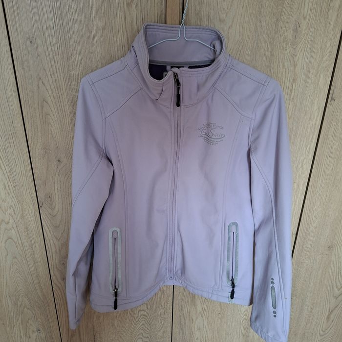 Free spirit fioletowy softshell kurtka S M 36 38 bergans didriksons reima polarn o pyret