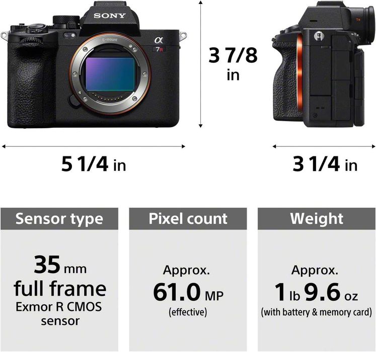 Sony A7R V (só corpo)