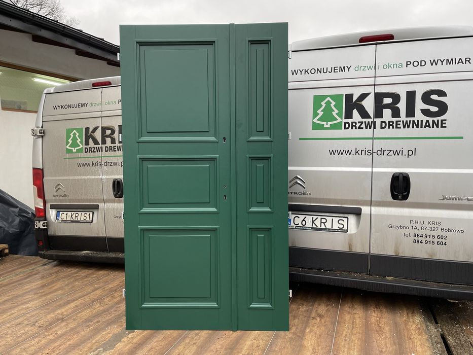 Drzwi drewniane retro Białe,czarne, NA KAŻDY WYMIAR CAŁA POLSKA