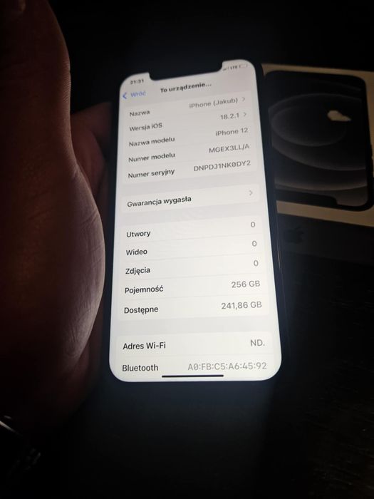 iPhone 12/256 Gb stan idealny
