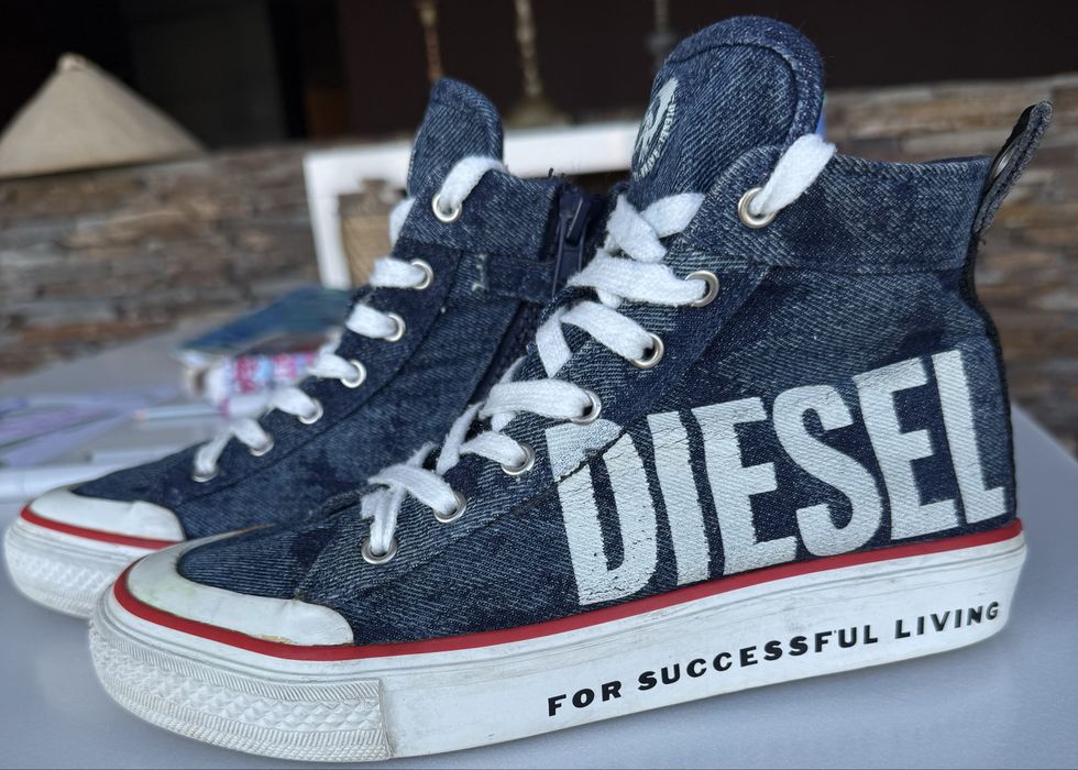 DIESEL , джинсові кеди унісекс , розмір 36