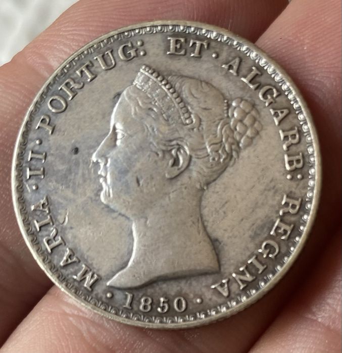 Moeda 500 Reis D MARIA II - 1850