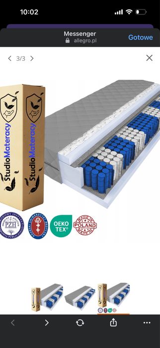 Nowy materac Bianko 160/200