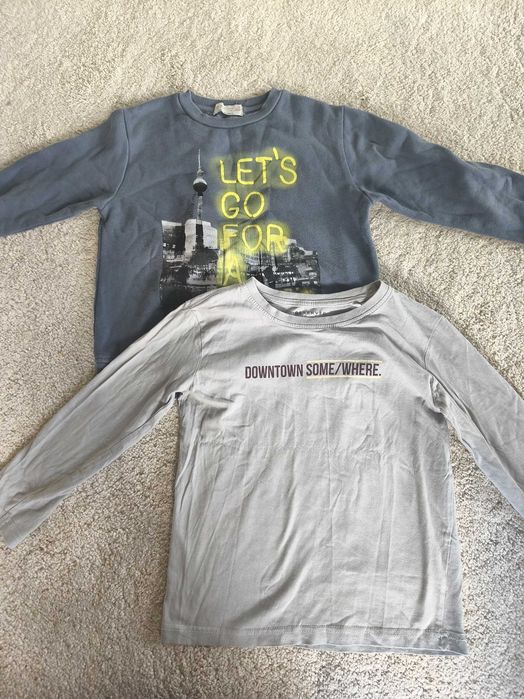 Bluza i koszulka 122 Zara Boys i Reserved