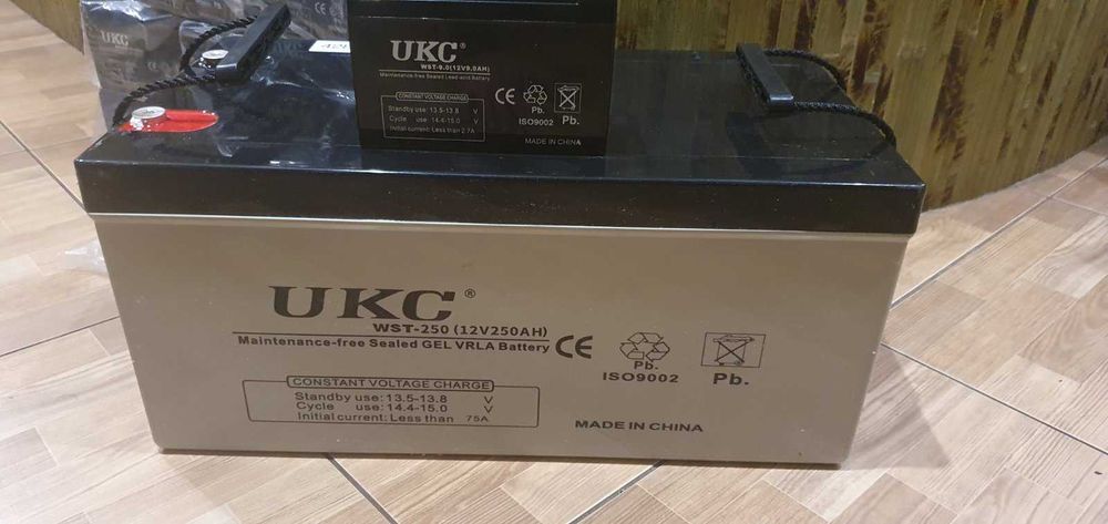 Гелиевые аккумуляторы  9Ач, 100Ач, 250Ач -12В