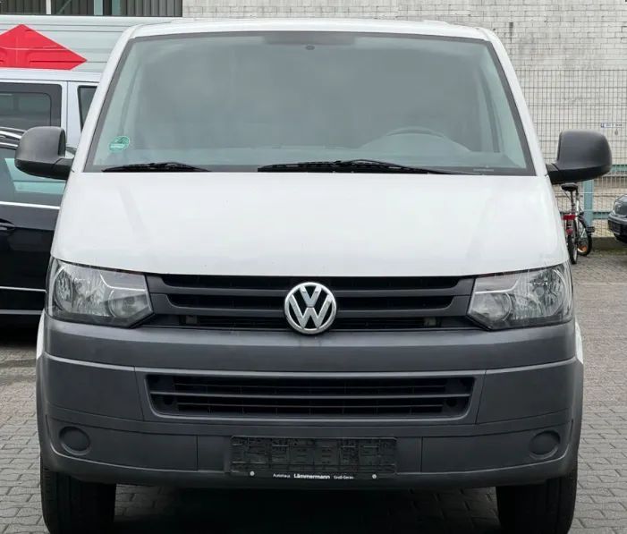 Przód kompletny LB9A BIAŁY zderzak lampy maska pas przedni chłodnica błotnik VW T5 LIFT 2.0 TDI CARAVELLE DOKA MULTIVAN TRANSPORTER