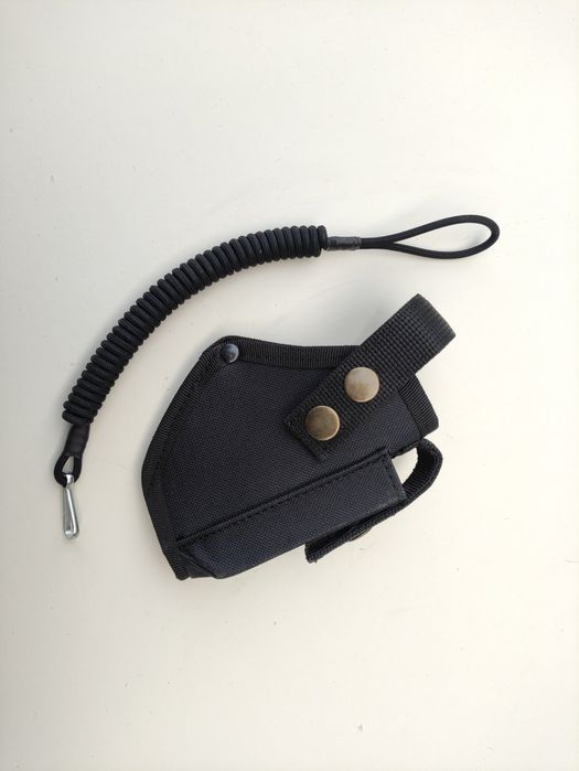 Кобура для ПМ и шнур страховочный петля карабин олива/черный/пиксель