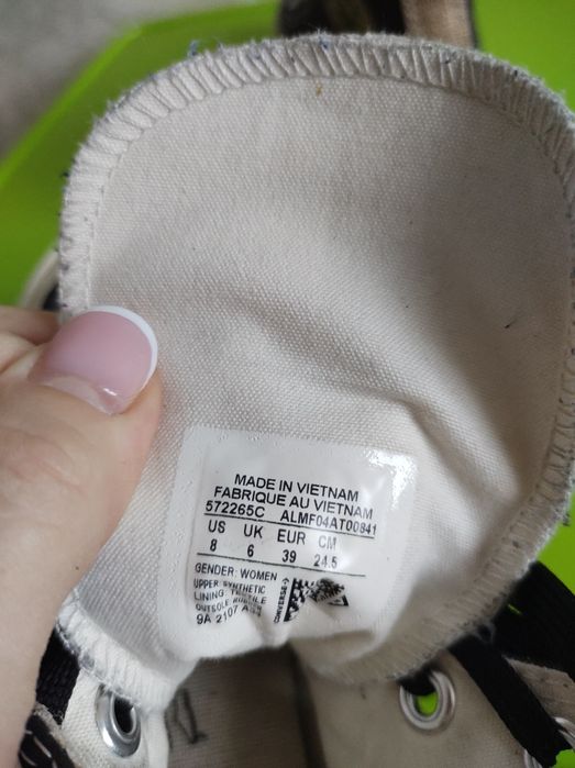 Високі жіночі кеди конверси 39 розмір від Converse