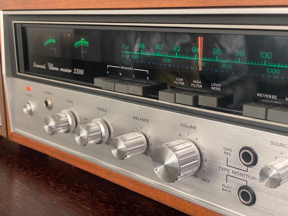 Sansui5500 amplituner vintage legendarny