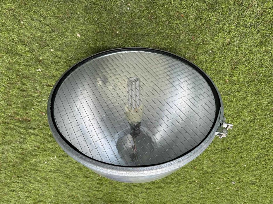 Candeeiro industrial em aço galvanizado - NOVO PREÇO