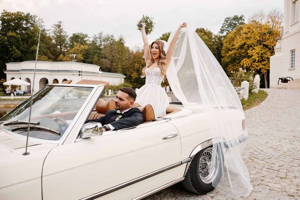 Najpiękniejszy Mercedes SL cabrio do ślubu sesji! Auto prowadzisz sam!