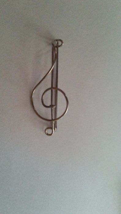 Булавка нотний ключ