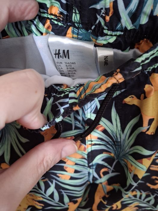 Spodenki kąpielowe rozm 134/140 h&m