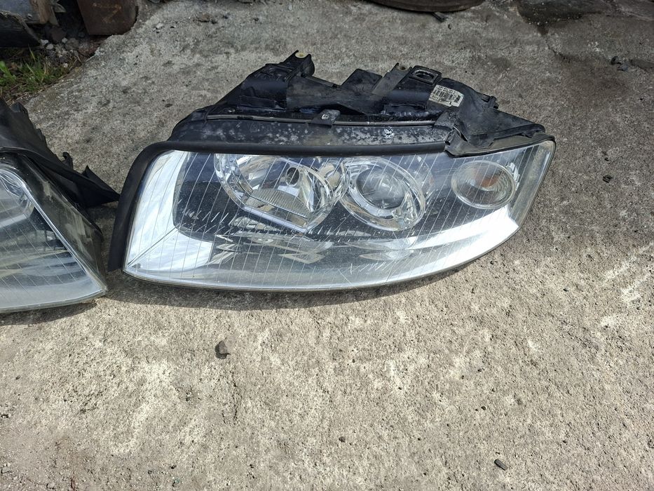Audi a4 b6 kompletne lampy przód oryginał xenon Europa