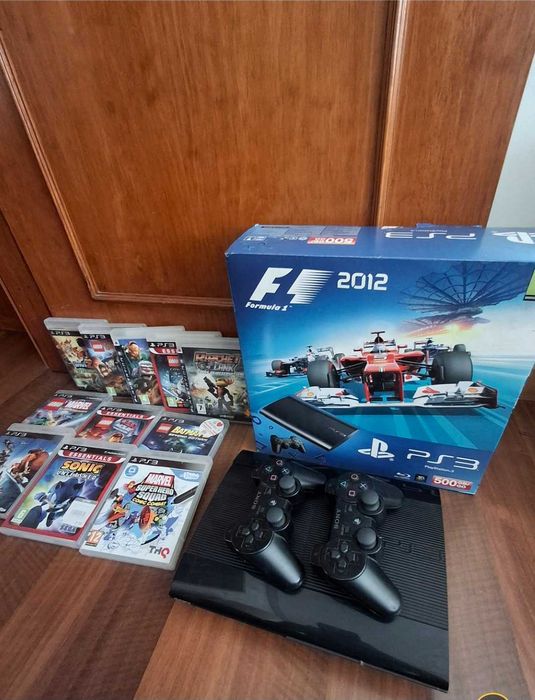 Playstation 3 com vários jogos