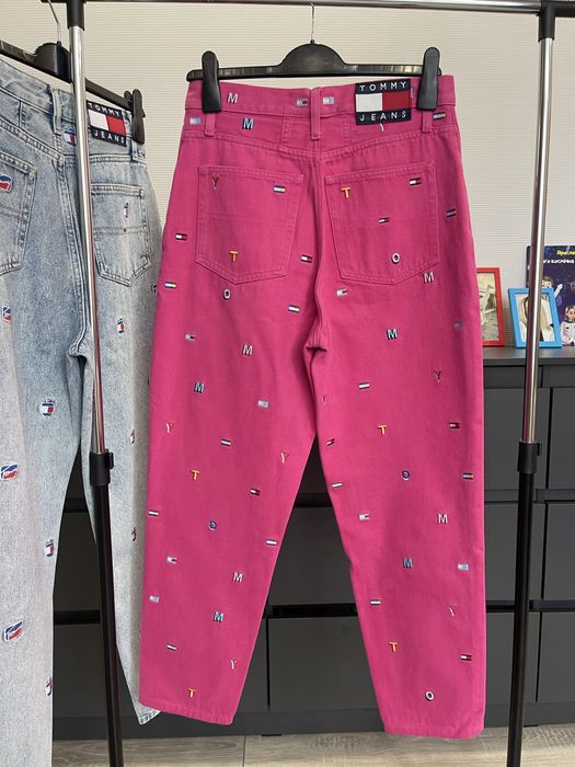 Джинсы TOMMY JEANS розовые. Размер S.