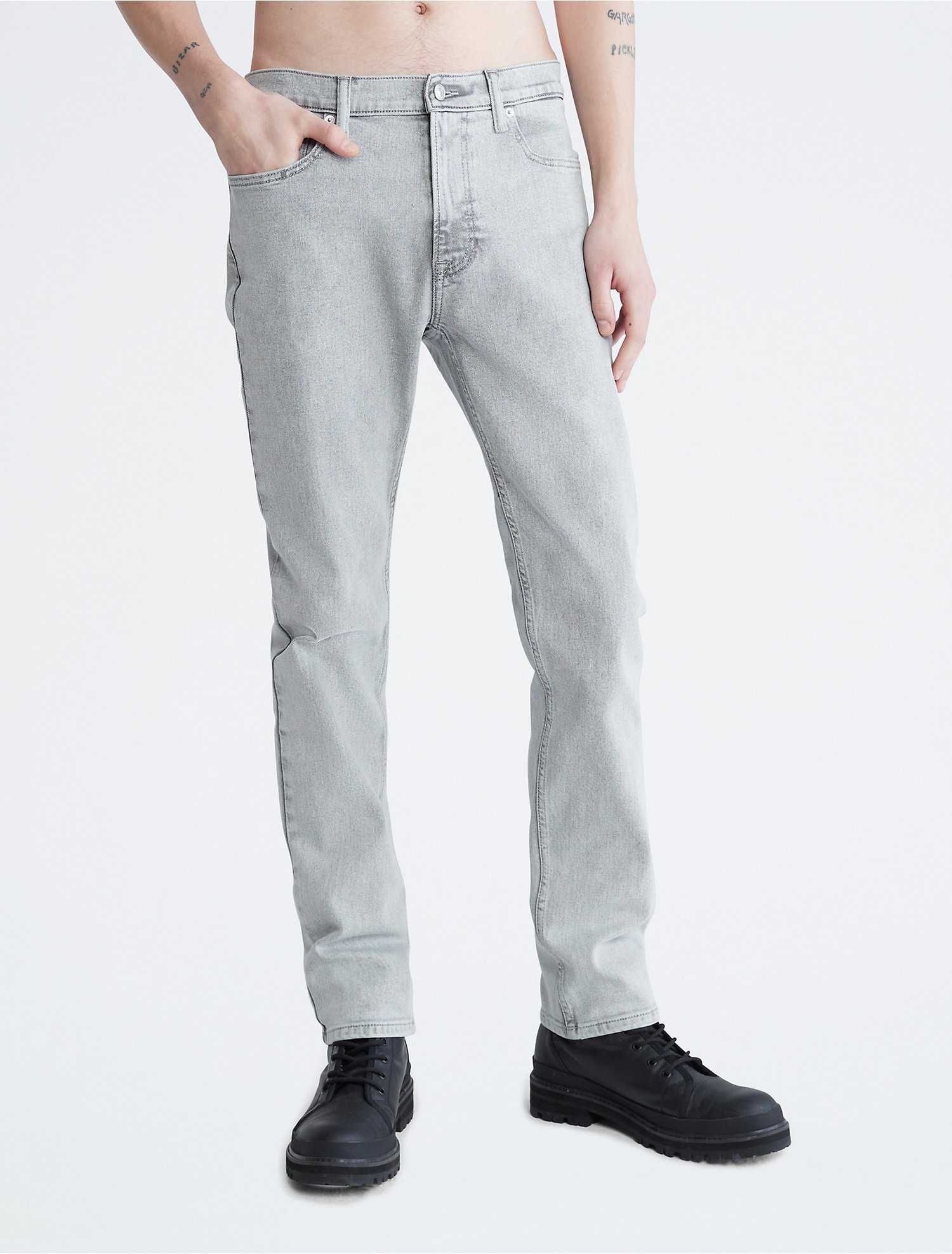 Ck slim straight jeans discount