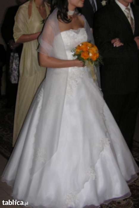 Suknia Ślubna rozmiar 36/38 kolor ecru