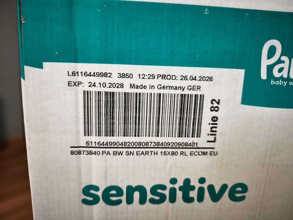 Chusteczki Pampers Sensitive 80x15 p.