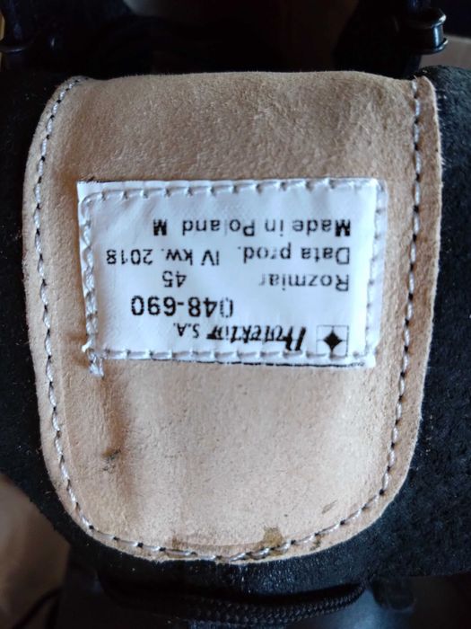 Protektor Trzewiki 45 Nowe Czarne