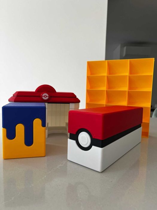 Acessórios TCG Impressos em 3D — Deck Boxes, Organizadores e mais! (Pokémon/MTG/Yu-Gi-Oh)
