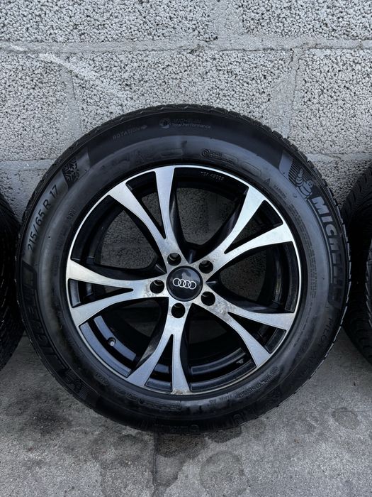 Felgi Aluminiowe Koła Zimowe R17 5x112 Audi Q3 Q5 Opony 215/65/17