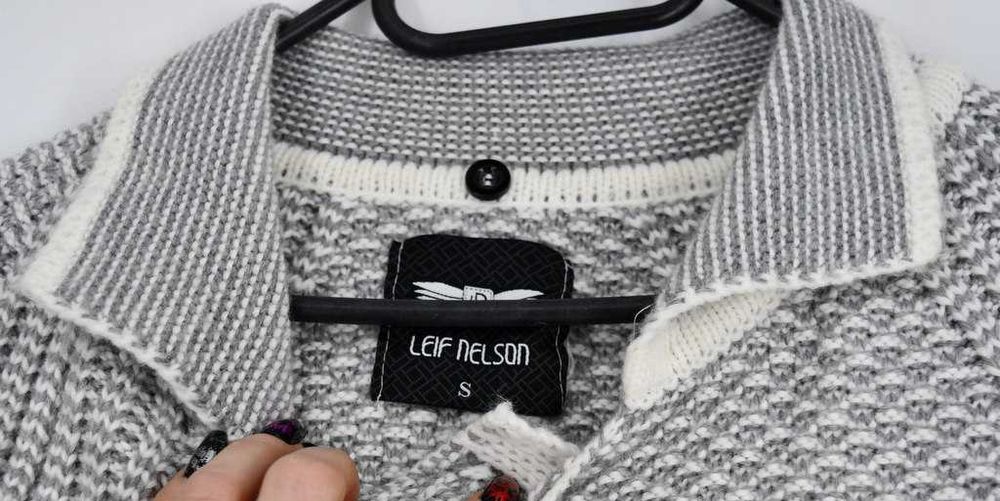 Rozpinany sweter Leif Nelson S