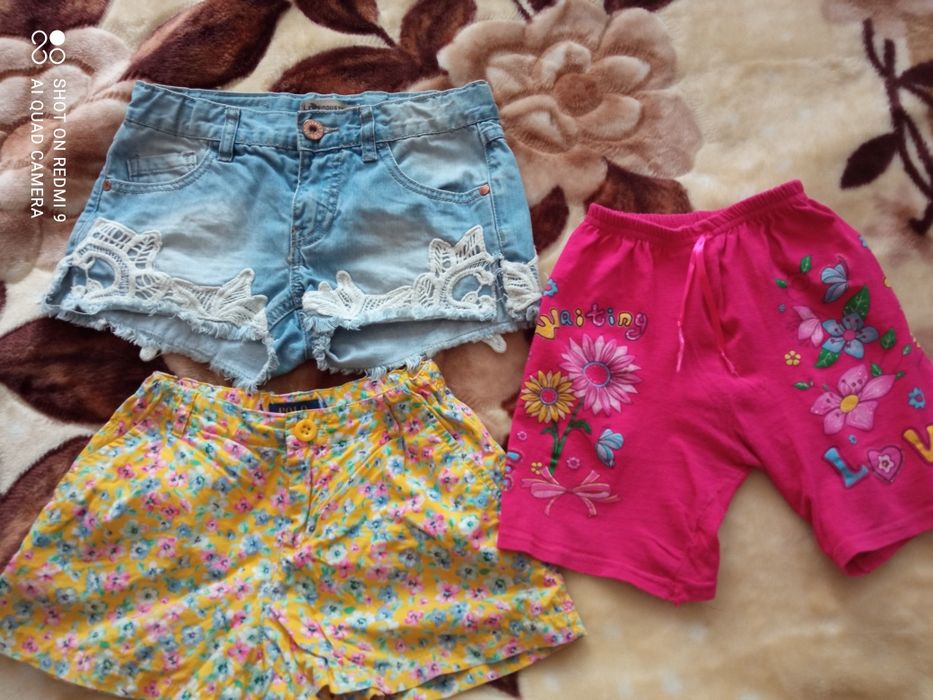 Шорты футболки для девочки