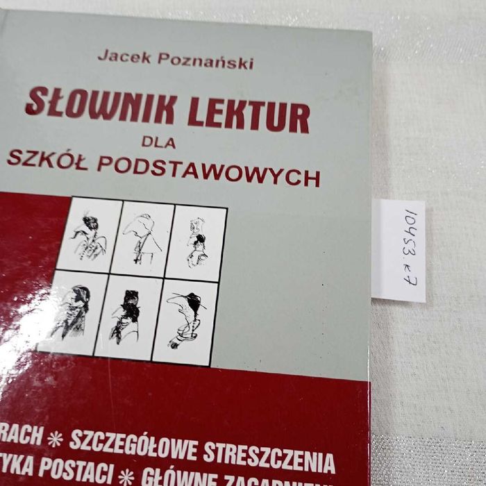 Słownik lektur dla szkół podstawowych. Jacek Poznański