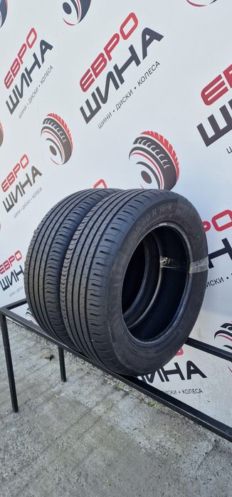 Літо о 205/60/R16 2шт 7мм Continental Ecocontact Колеса Шини Склад