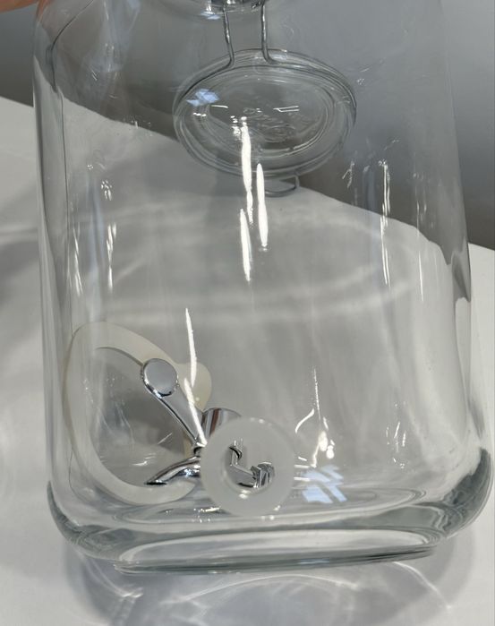 Дозатор для напоїв лисонниця скляна банка диспенсер для коктейлів