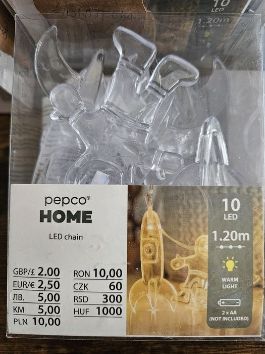 Światełka na baterie kosmos