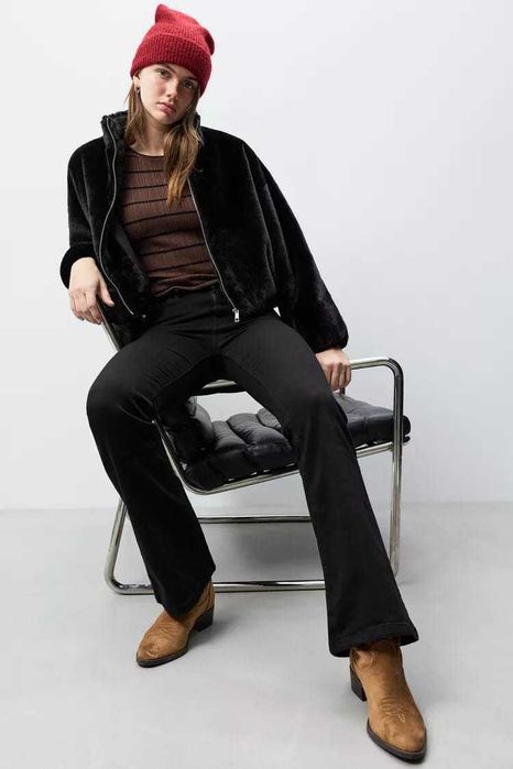 Calças ganga boca de sino