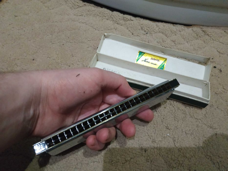 Губная гармошка Оригинальная губная гармоника Hohner Hero в коробке