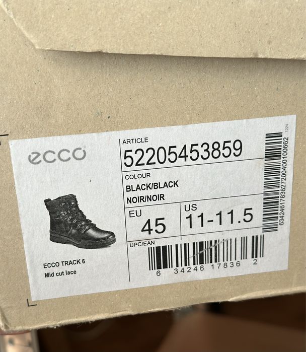 Боти єкко шкіра оригінал