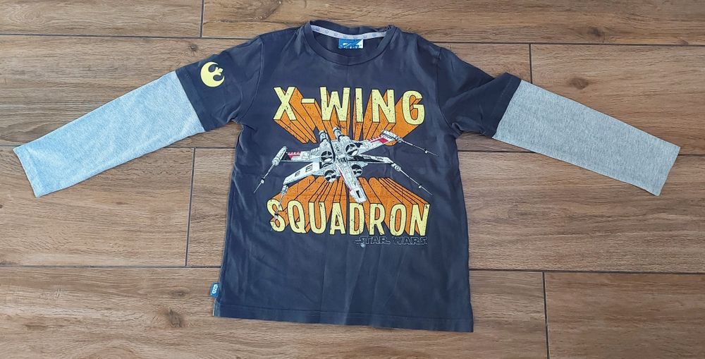 T-shirt, koszulka z długim rękawem M&S Star Wars r.140