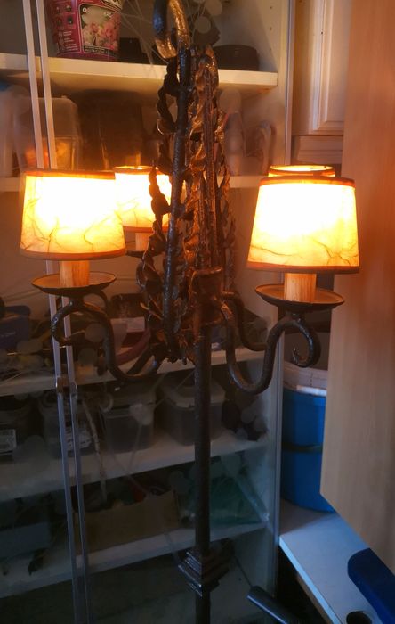 Candeeiro ferro maciço