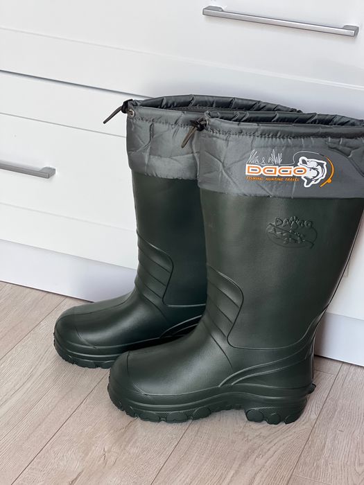 Сапоги мужские на рыбалку до -30, подойдут на широкую ногу