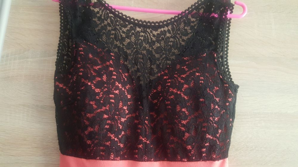 Sukienka z koronkową górą ;)