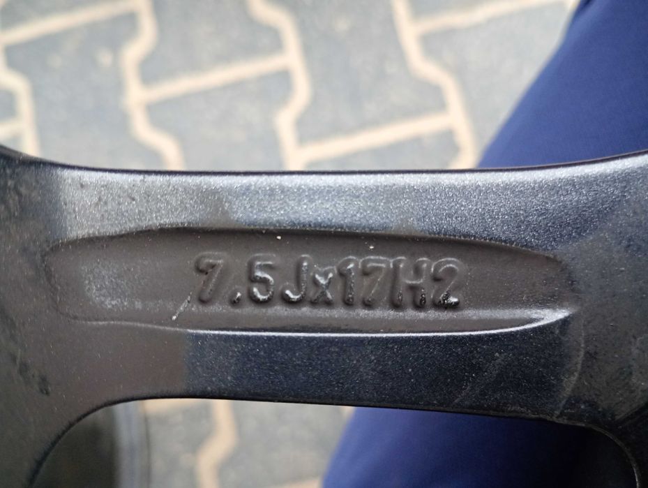 BBS SR Graphite 7,5Jx17H2 5x112 ET35  SR004 + czujniki  IDEALNY STAN