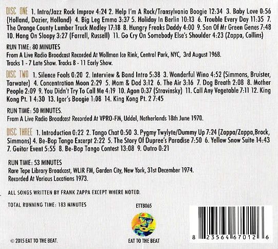 FRANK ZAPPA - Transmission Impossible DIGIPACK 3CD [UK]