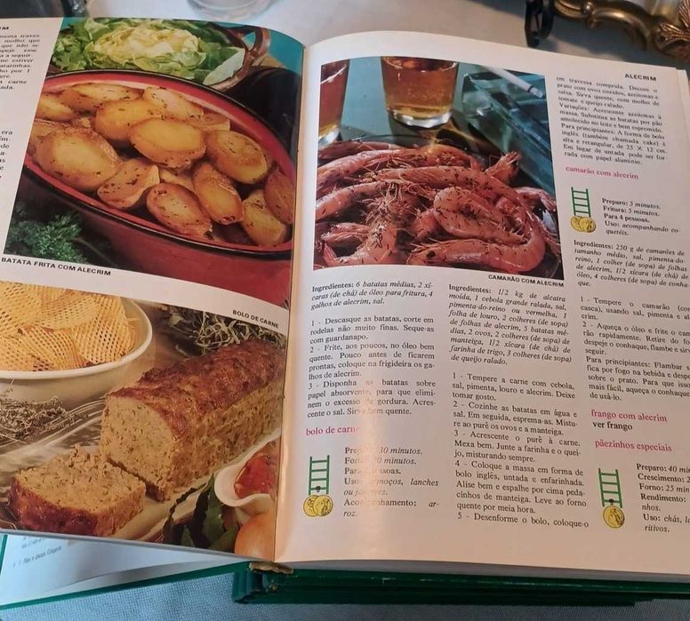Coleção “Cozinha de A a Z” – 4 Volumes + Livro de Dicas (Anos 70)