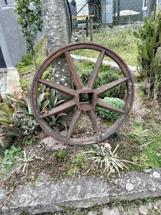 Rodas de decoração para jardim em ferro