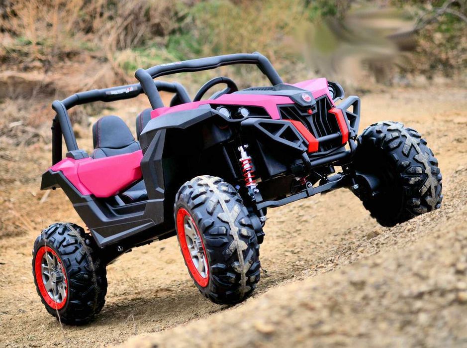 TERENOWY BUGGY UTV 24V 480W 4x4 Elektryczny Auto Akumulator 2 DZIECI