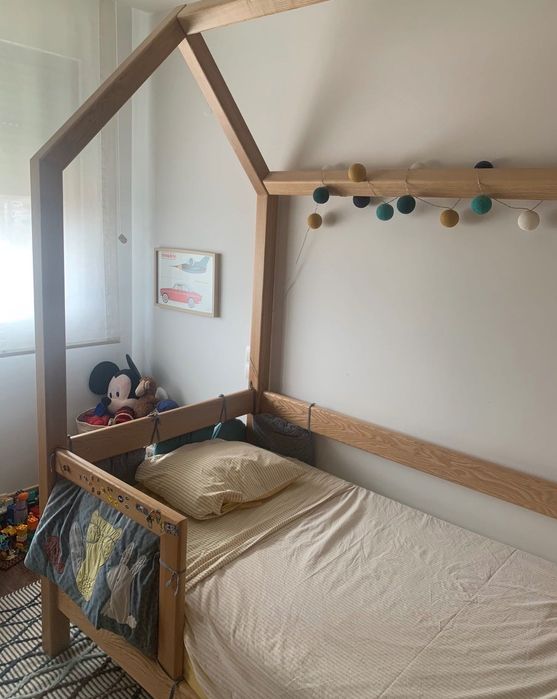 Cama infantil estilo casinha