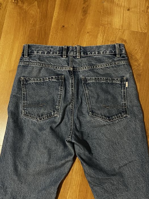 2 x jeansy spodnie jasnoniebieskie carrot mom fit 40\L