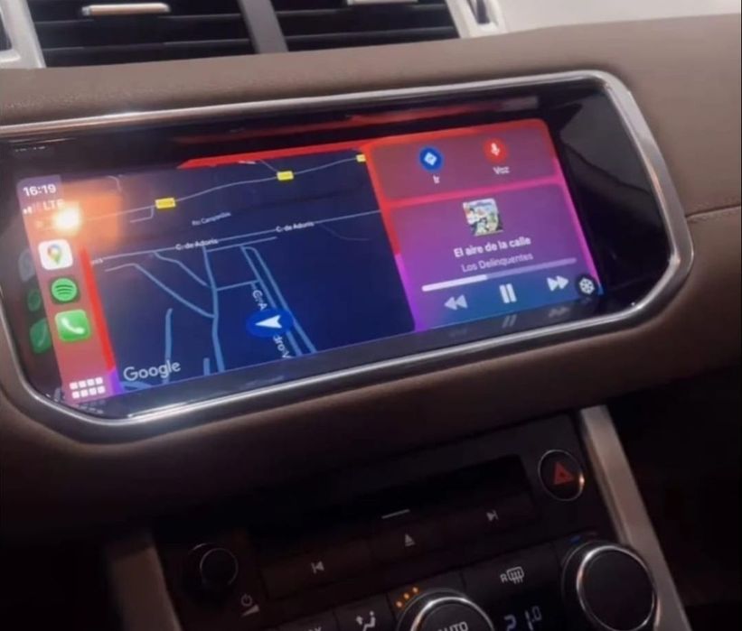 Ecrã android 10,25" Range Rover evoque CPU 8-core 8 + 128 GB  + 4G
