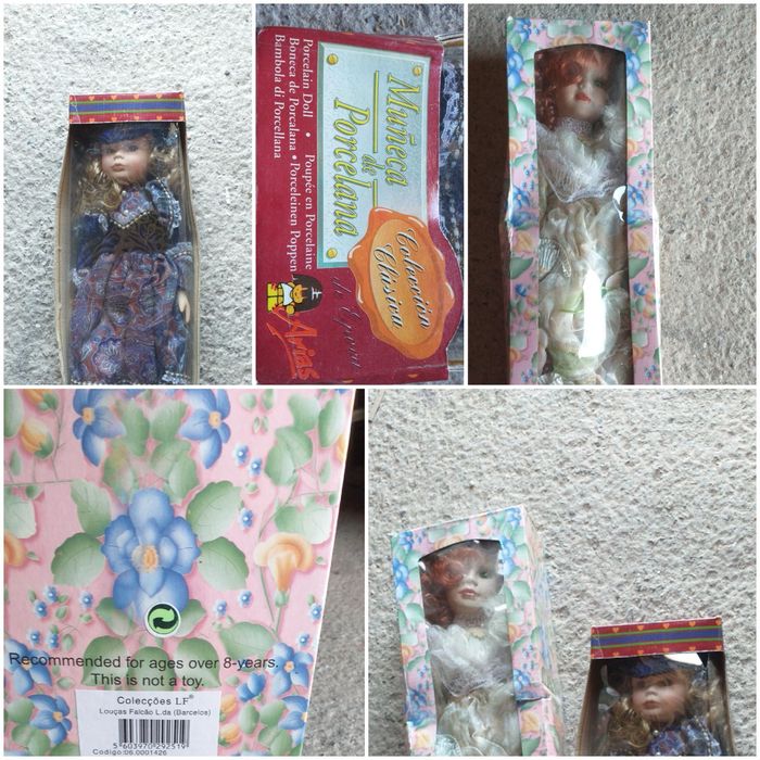 Bonecas de porcelana novas
